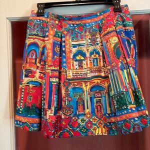 Alice + Olivia Old Town Havana Mini Pleated Skirt